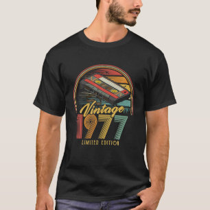 Vintage 1977 Retro-Kassette 1977 45. Geburtstag 45 T-Shirt