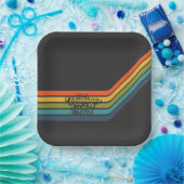 Vintage 1978 Retro Design paper plates Pappteller (Party)