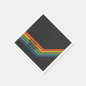 Vintage 1978 Stil Geburtstag Papier Serviette. Serviette (Ecke)
