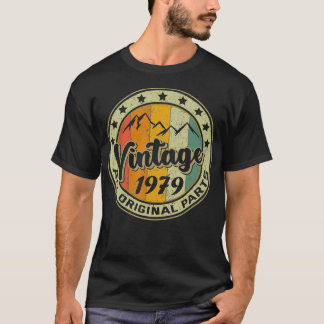 Vintage 1979 Retro 43 Jahre altes Geschenk 43. Geb T-Shirt