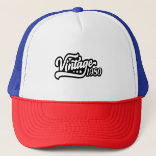 Vintage 1980 Hemd, Lustiges Geburtstagsgeschenk, L Truckerkappe