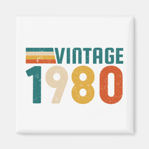 VINTAGE 1980 MAGNET