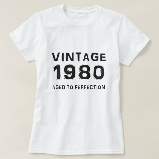Vintage 1980 T-Shirt (Design vorne)