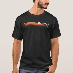 Vintage 1980er Jahre Grafikstil-Stöße Nebraska T-Shirt