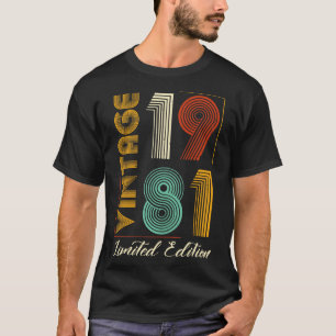 Vintage 1981 limitierte Auflage T-Shirt