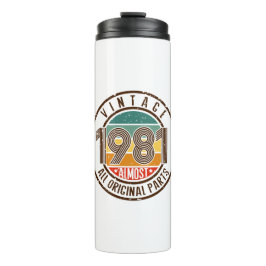 Vintage 1981 thermosbecher