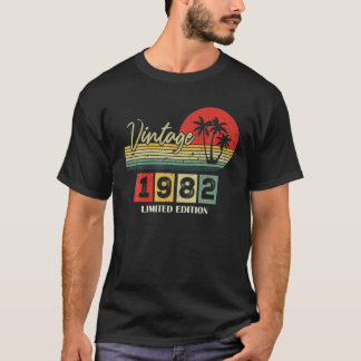 Vintage 1982 40. Geburtstag 40 Jahre Altes Geschen T-Shirt