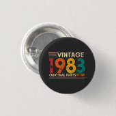 Vintage 1983 button (Vorne & Hinten)