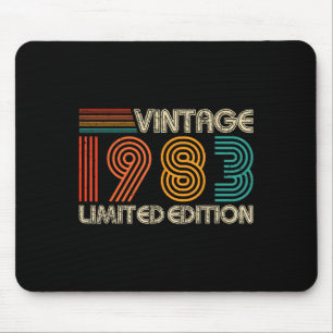 Vintage 1983 limitierte Auflage Clic 1983 Männer F Mousepad