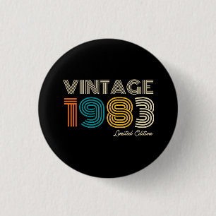 Vintage 1983 limitierte Auflage zum 40. Geburtstag Button