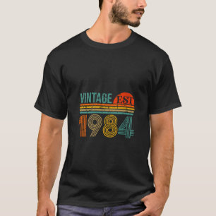 Vintage 1984 Hergestellt in 40 Geburtstag 40 Jahre T-Shirt