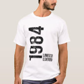 Vintage 1984 Limited Edition 42nd Birthday T-Shirt (Vorderseite)
