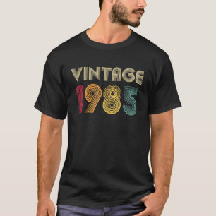 Vintage 1985 40. Geburtstag 40 Jahre alt Retro Män T-Shirt