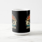 Vintage 1985 Retro 40th Birthday Anniversary Kaffeetasse (Mittel)