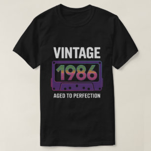 Vintage 1986 Geburtstagsgeschenk für Männer und Fr T-Shirt