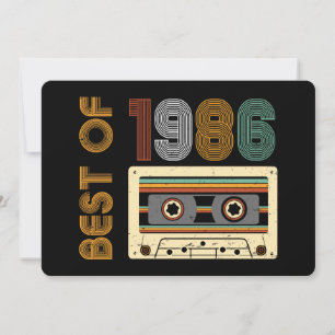 Vintage 1986 Hergestellt 1986 40. Geburtstag 40 Ja Einladung