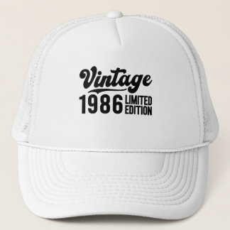 Vintage 1986 Limited Edition T-Shirt Truckerkappe