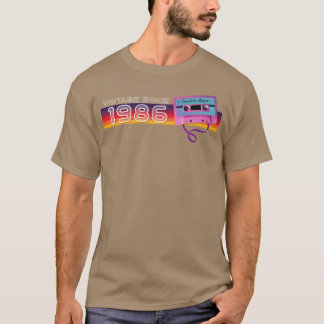 Vintage 1986 Retro Vintage Nostalgischer Geburtsta T-Shirt