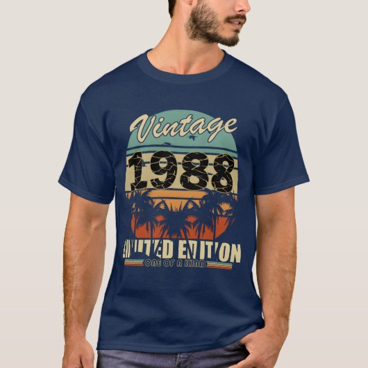 Vintage 1988 lustig T-Shirt (Vorderseite)