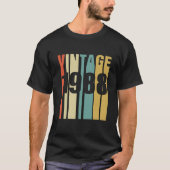 Vintage 1988 Retro T-Shirt (Vorderseite)