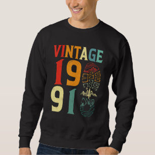 Vintage 1991 31. Geburtstag Camping Wandern B Sweatshirt