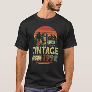 Vintage 1992 Hergestellt in 1992 30. Geburtstag  3 T-Shirt