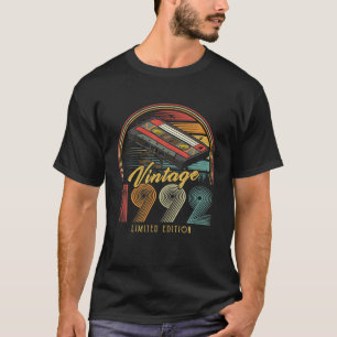 Vintage 1992 Retro-Kassette 1992 34. Geburtstag 34 T-Shirt
