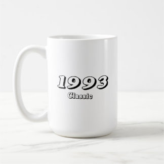 Vintage 1993 Klassisches Retro-Design Kaffeetasse