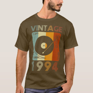 Vintage 1994 Retro Plattenspieler Geburtstags Viny T-Shirt
