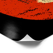 Vintage 1996 Birthday Electric Guitar Lover Poster (Ecke)