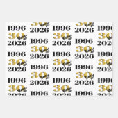 Vintage 1996 Meilenstein 30. Geburtstag   Geschenkpapier Set (Vorderseite 2)