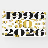 Vintage 1996 Milestone 30. Geburtstag   Banner (Horizontal)