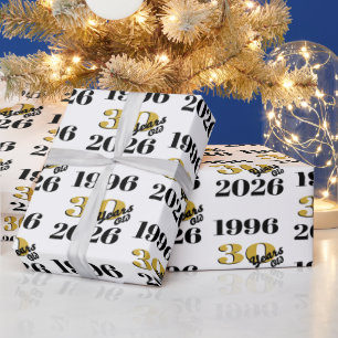 Vintage 1996 Milestone 30. Geburtstag   Geschenkpapier