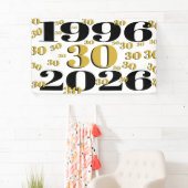 Vintage 1996 Milestone 30th Birthday Banner (Insitu)
