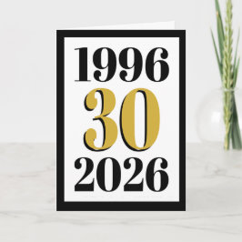 Vintage 1996 Milestone 30th Birthday   Einladung