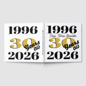 Vintage 1996 Milestone 30th Birthday   Gästebuch (Voll)