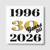 Vintage 1996 Milestone 30th Birthday   Gästebuch (Rückseite)