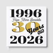 Vintage 1996 Milestone 30th Birthday   Gästebuch (Vorderseite)