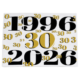 Vintage 1996 Milestone 30th Birthday   Große Geschenktüte