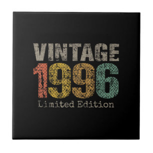 Vintage 1996 Text 30. Geburtstagsgeschenk Männer F Fliese