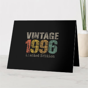 Vintage 1996 Text 30. Geburtstagsgeschenk Männer F Karte