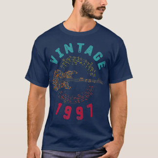 Vintage 1997 Geburtstags Limited Edition Gitarrenm T-Shirt