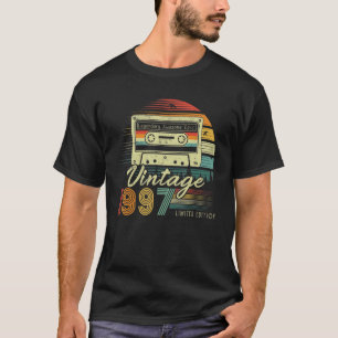 Vintage 1997 Retro Kasseette 1997 25. Geburtstag 2 T-Shirt