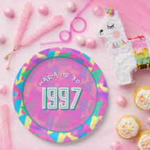 Vintage 1997 Retro Memphis Stil 30. Geburtstag