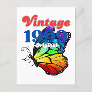 Vintage 1999: Original Feiertagspostkarte