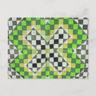 Vintage 1-Green Postkarte