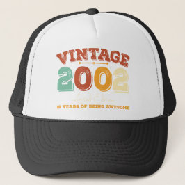Vintage 2002 ,19 YEARS OF BEING AWESOME Truckerkappe
