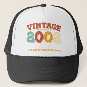 Vintage 2002 ,19 YEARS OF BEING AWESOME Truckerkappe