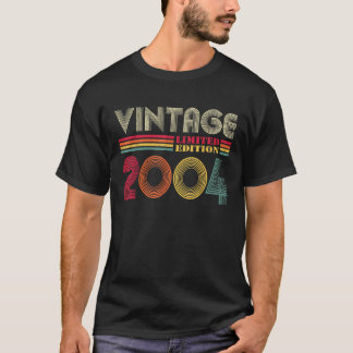 Vintage 2004 Lustig 19 Jahre alte Jungen und Mädch T-Shirt