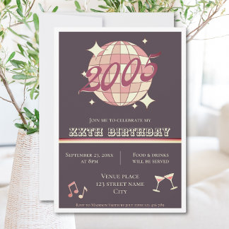 Vintage 2005 20. 19. Geburtstag Retro-Einladung Einladung